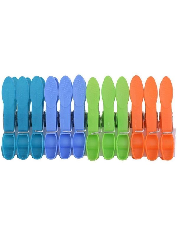Прищепки для белья пластиковая, 12 шт