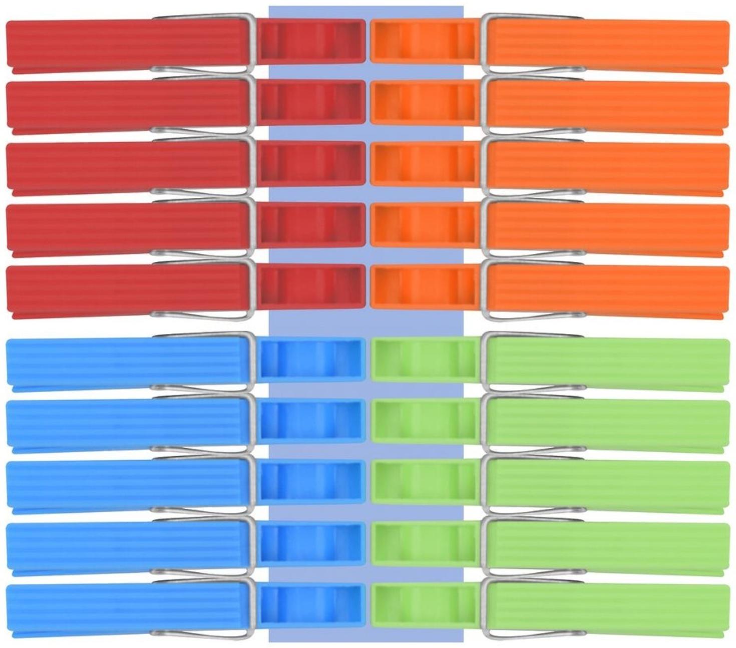 Прищепки для белья пластиковая, 20 шт