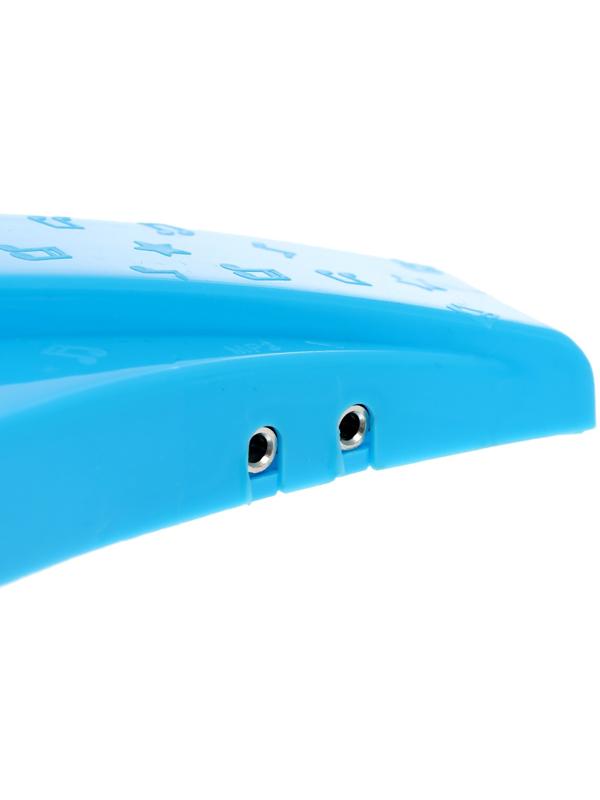 Микрофон на стойке «Новогодний подарок», цвет голубой