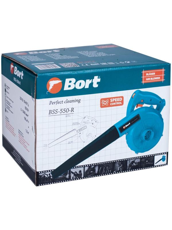 Воздуходувка Bort BSS-550-R, 220 В, 500 Вт, 180 м3/час