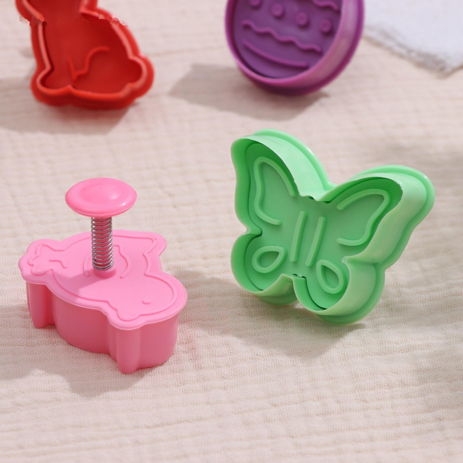 Набор плунжеров кондитерских Доляна «Пасха», 4 шт, 9,5×9×4,6 см, цвет МИКС