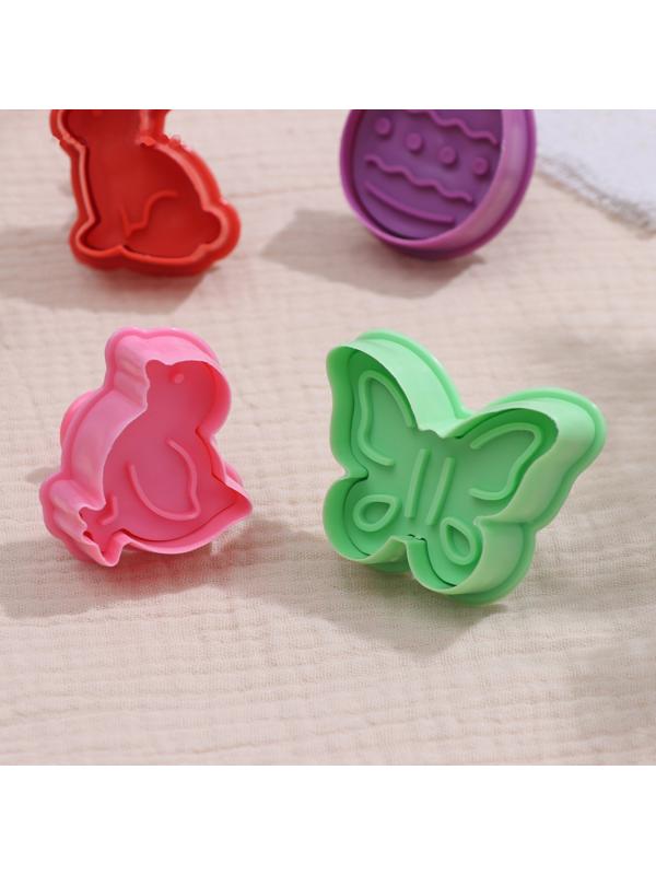 Набор плунжеров кондитерских Доляна «Пасха», 4 шт, 9,5×9×4,6 см, цвет МИКС