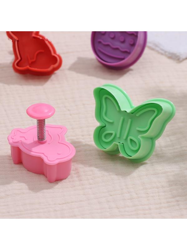 Набор плунжеров кондитерских Доляна «Пасха», 4 шт, 9,5×9×4,6 см, цвет МИКС