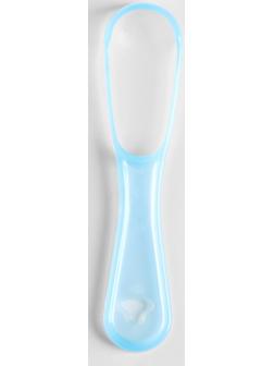 Скребок для чистки языка, синий