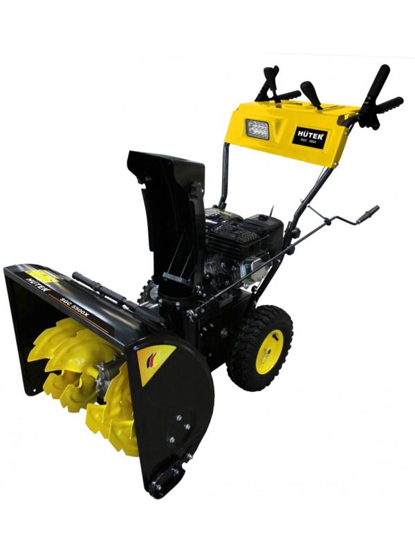 Снегоуборщик Huter SGC 5500Х, бензиновый, 7.5 л.с, 5.5 кВт, захват 62/54 см, скорости 5/2