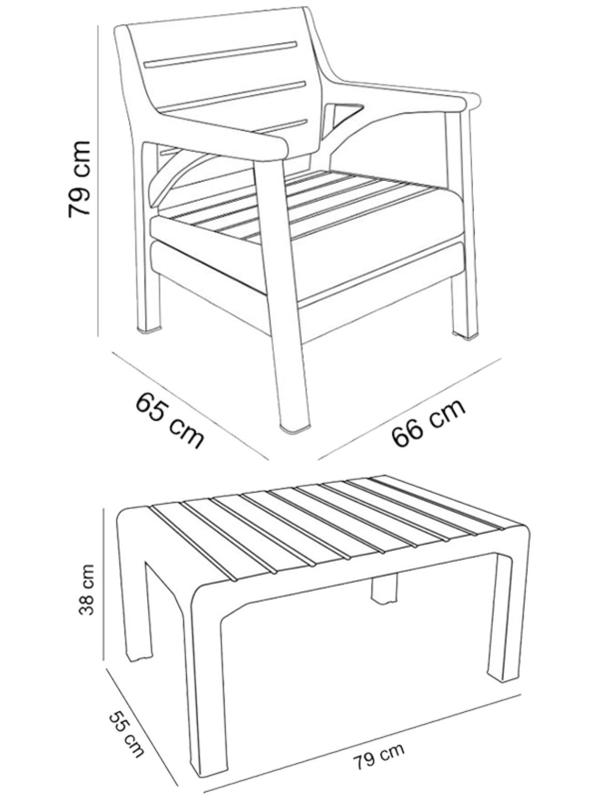 Набор садовой мебели 