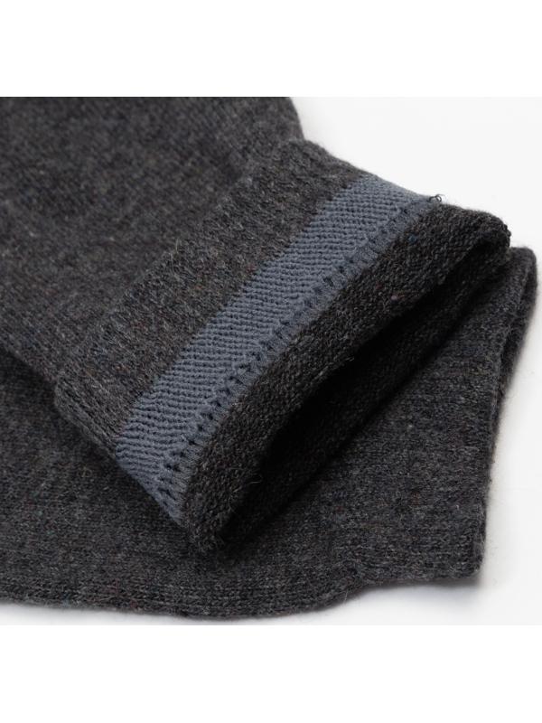 Носки мужские шерстяные, цвет тёмно-серый, размер 39-43