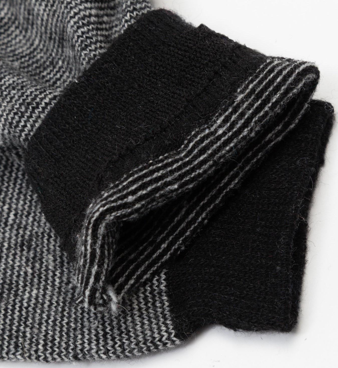 Носки мужские шерстяные, цвет чёрный, размер 39-43