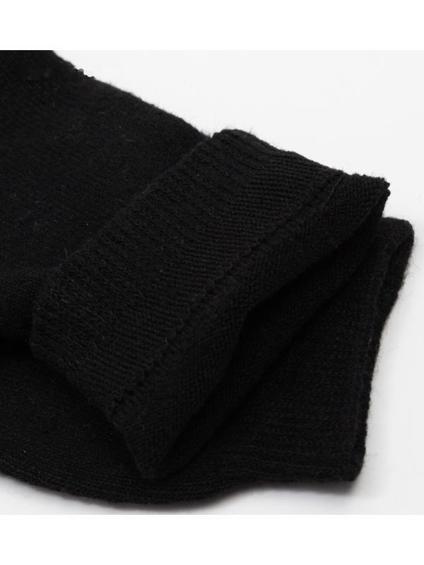 Носки мужские шерстяные, цвет черный, размер 43-46