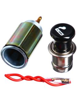 Автомобильный прикуриватель с гнездом, в сборе