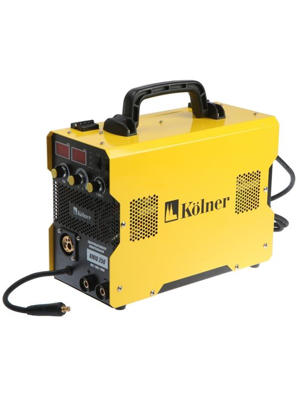 Сварочный инвертор Kolner KMIG 250, полуавтомат, 6 кВт, 20-250 А, MIG / MAG / ММА, ПН 80%