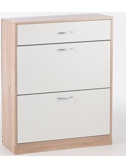 Обувница, 782х280х960, Дуб сонома/Белый