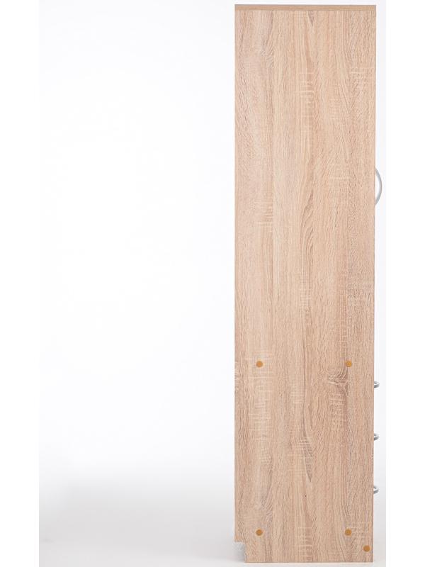 Пенал 400х400х1600, Дуб сонома/Белый