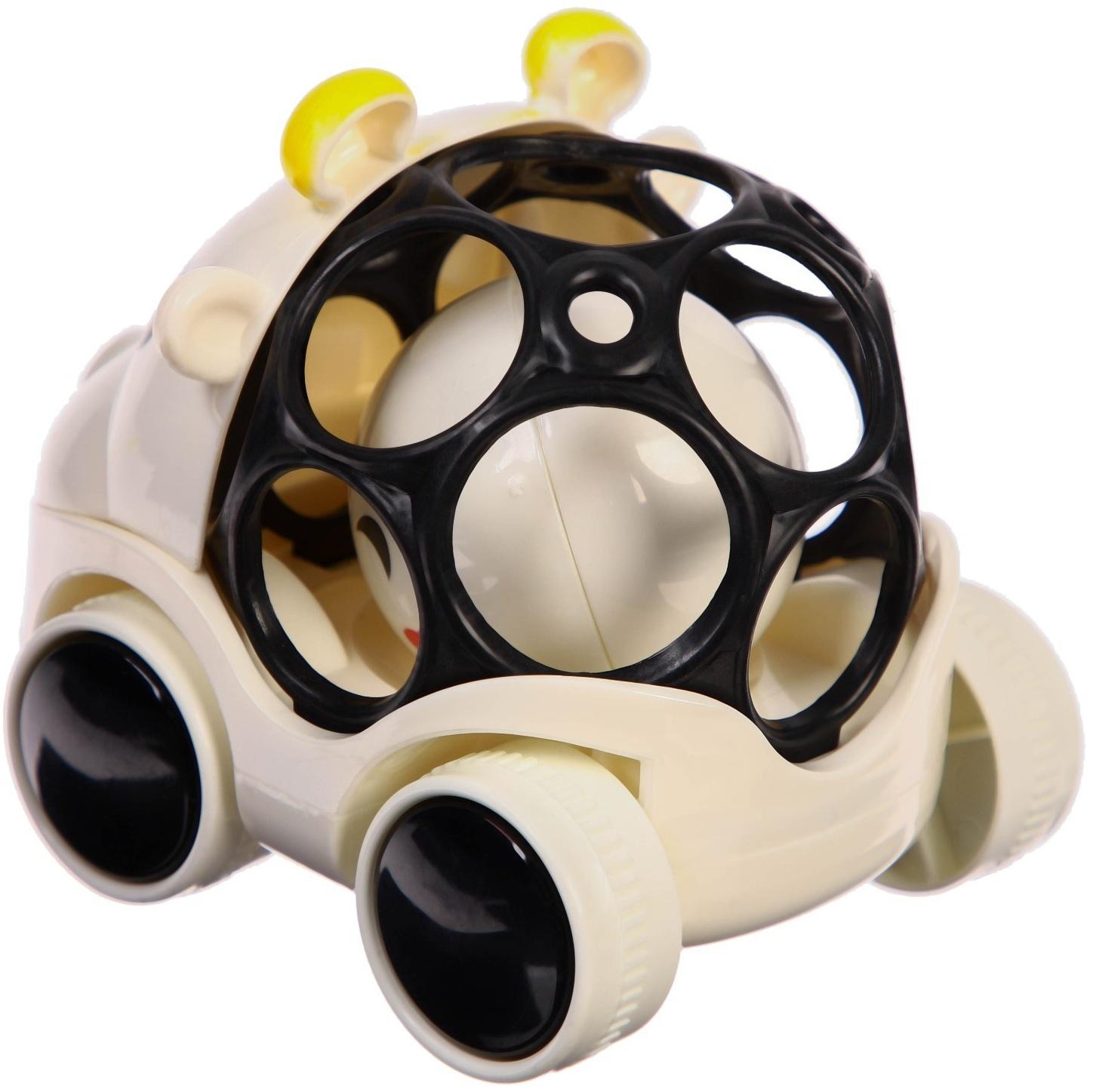 Погремушка - неразбивайка «Коровка», с эластичными элементами