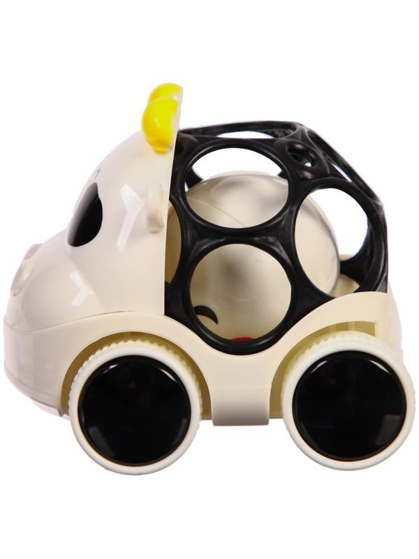 Погремушка - неразбивайка «Коровка», с эластичными элементами