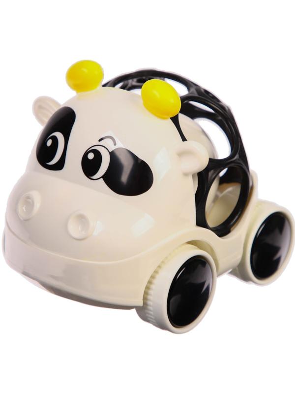 Погремушка - неразбивайка «Коровка», с эластичными элементами