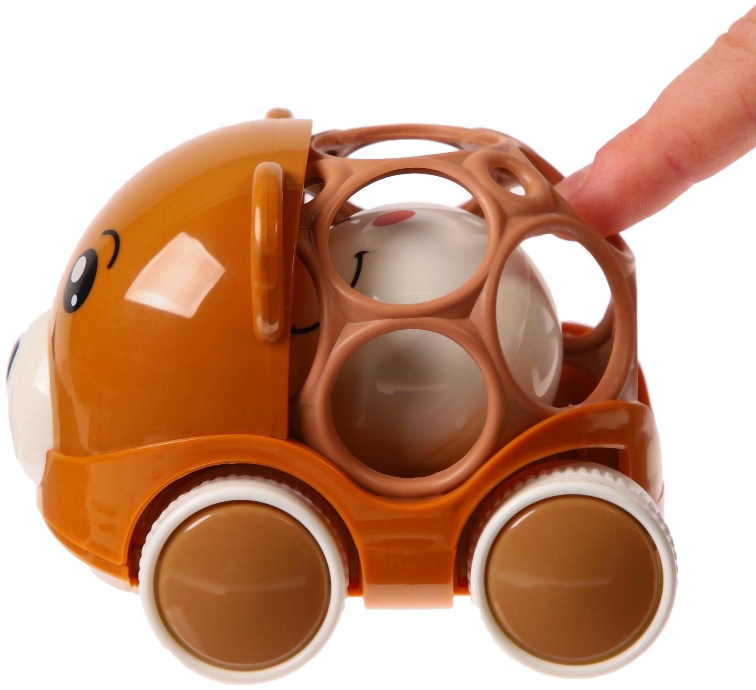 Погремушка - неразбивайка «Мишка», с эластичными элементами