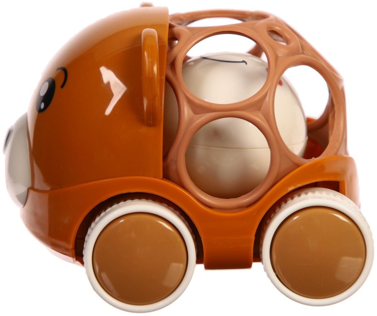 Погремушка - неразбивайка «Мишка», с эластичными элементами