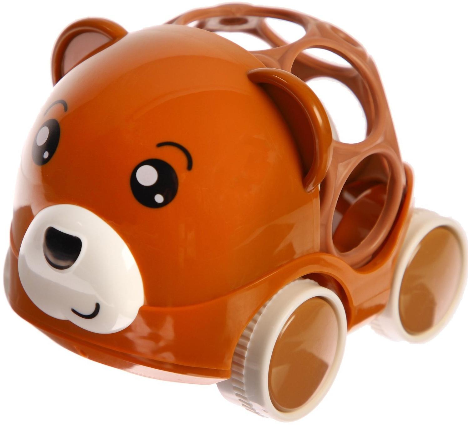 Погремушка - неразбивайка «Мишка», с эластичными элементами