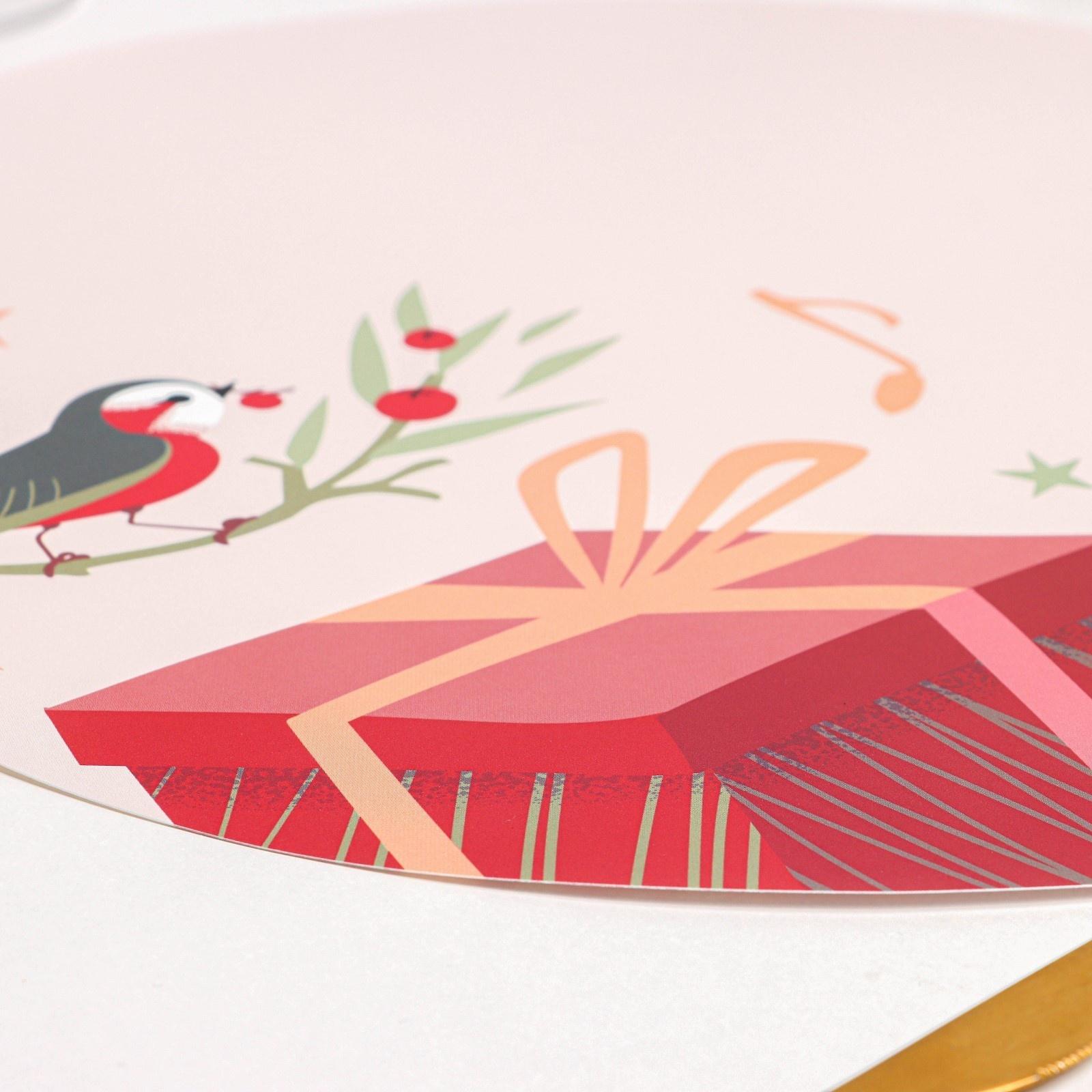 Салфетка сервировочная на стол Доляна «Мелодия», d=36 см