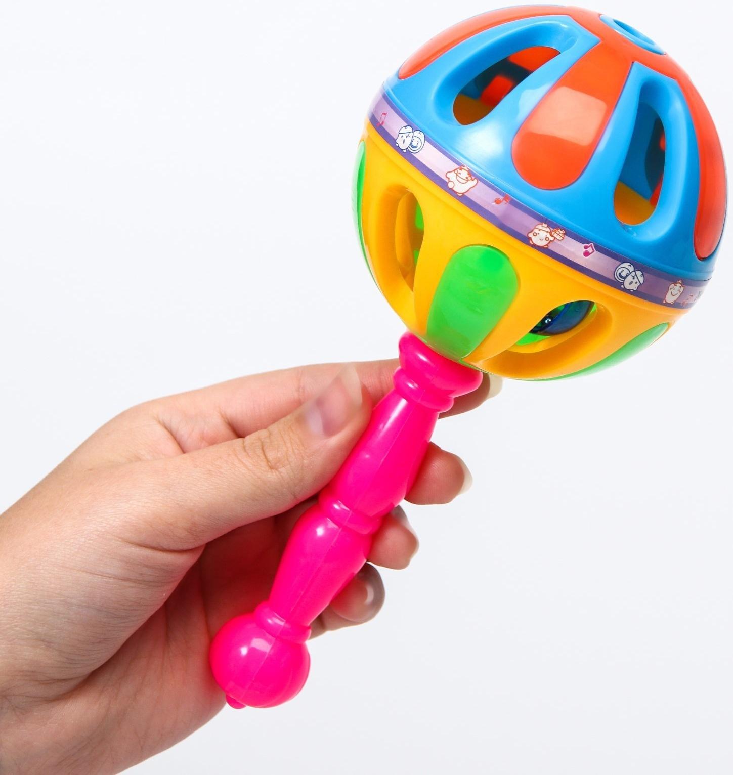 Погремушка «Яркий маракас», цвет МИКС