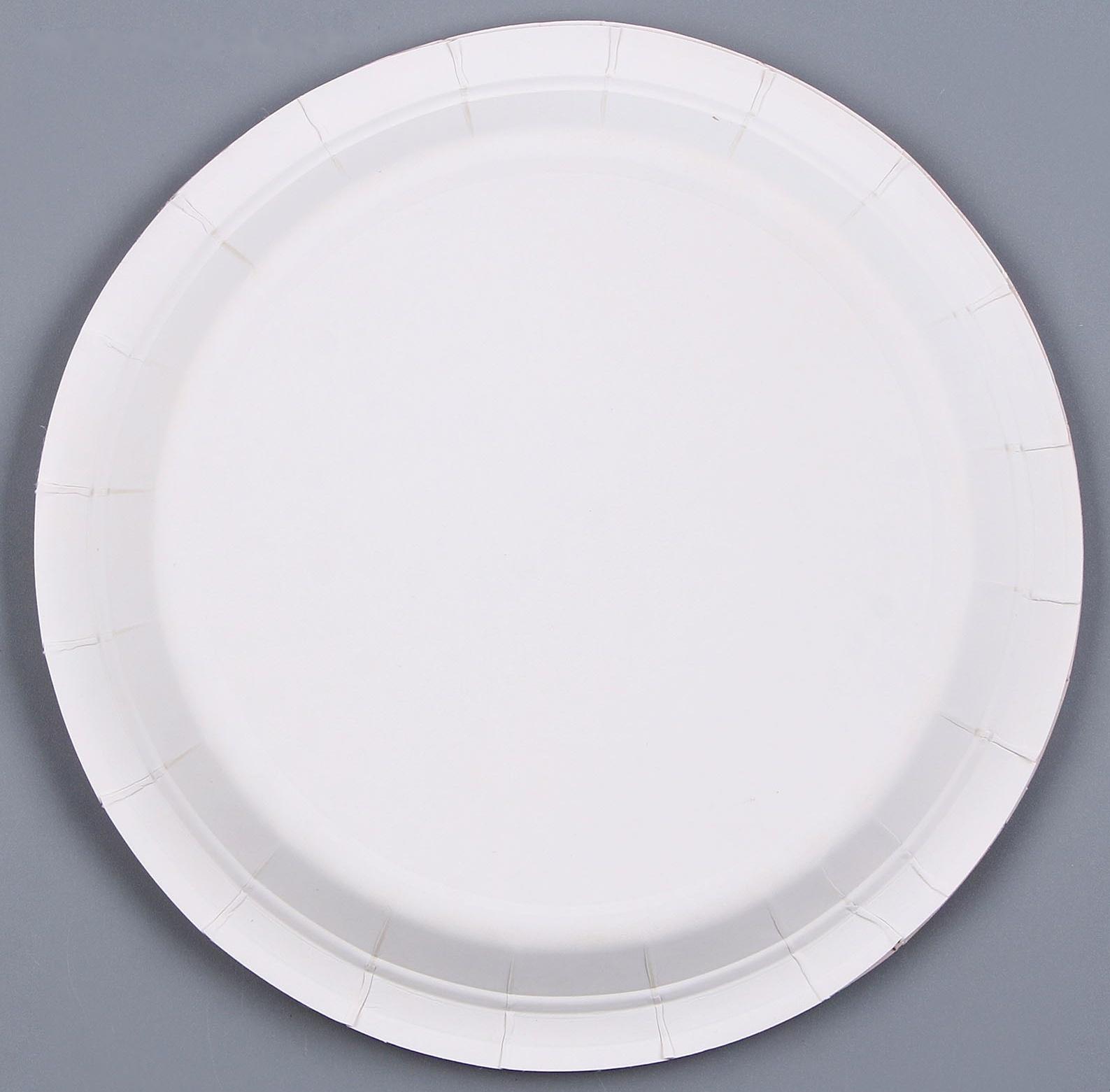 Тарелки бумажные «С днём рождения», набор, 6 шт., тиснение, цвет розовый