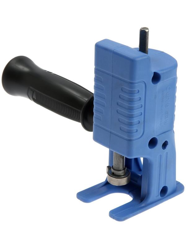 Насадка-лобзик для дрели ТУНДРА, пилки по дереву и металлу 3 шт., хвостовик 8 мм