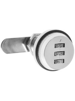 Замок кодовый ТУНДРА, для почтового ящика, цвет хром, длина резьбовой части 30 мм