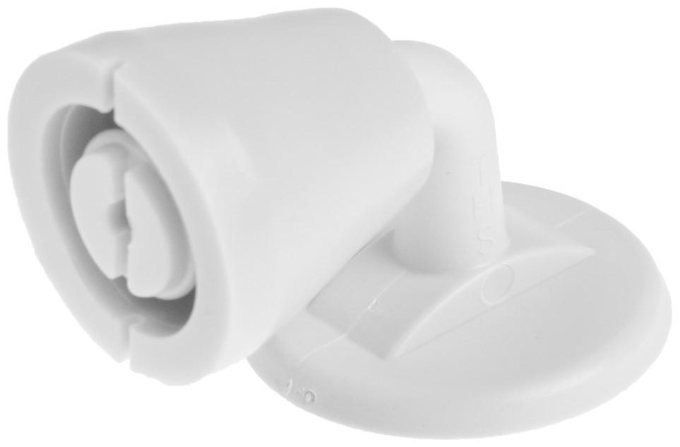 Дверной ограничитель LOCKLAND, изогнутый, цвет рисовый