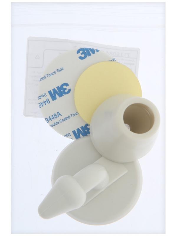 Дверной ограничитель LOCKLAND, изогнутый, цвет рисовый