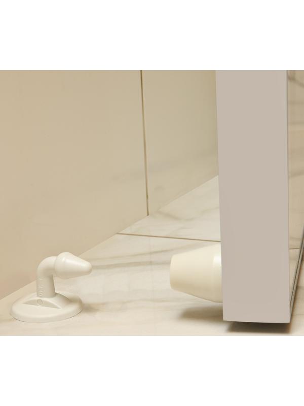 Дверной ограничитель LOCKLAND, изогнутый, цвет рисовый