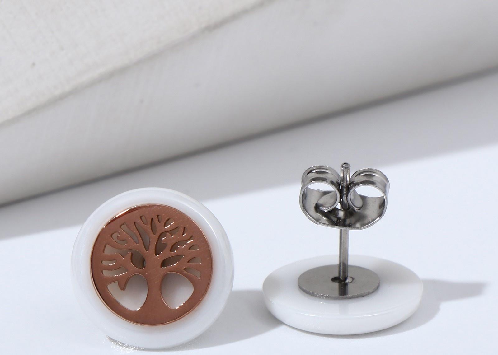 Пусеты керамика 