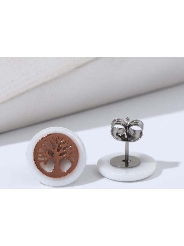 Пусеты керамика 