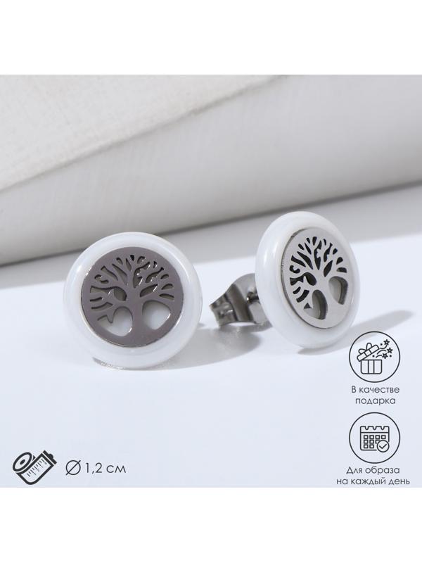 Пусеты керамика 