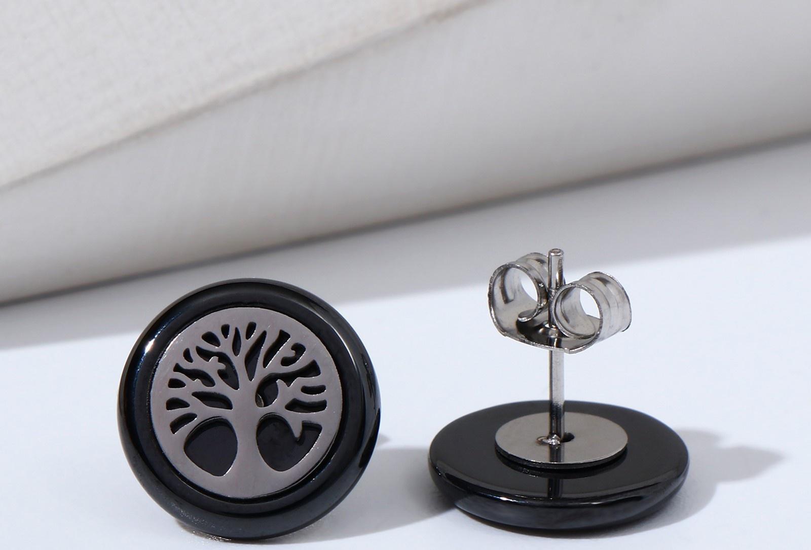 Пусеты керамика 