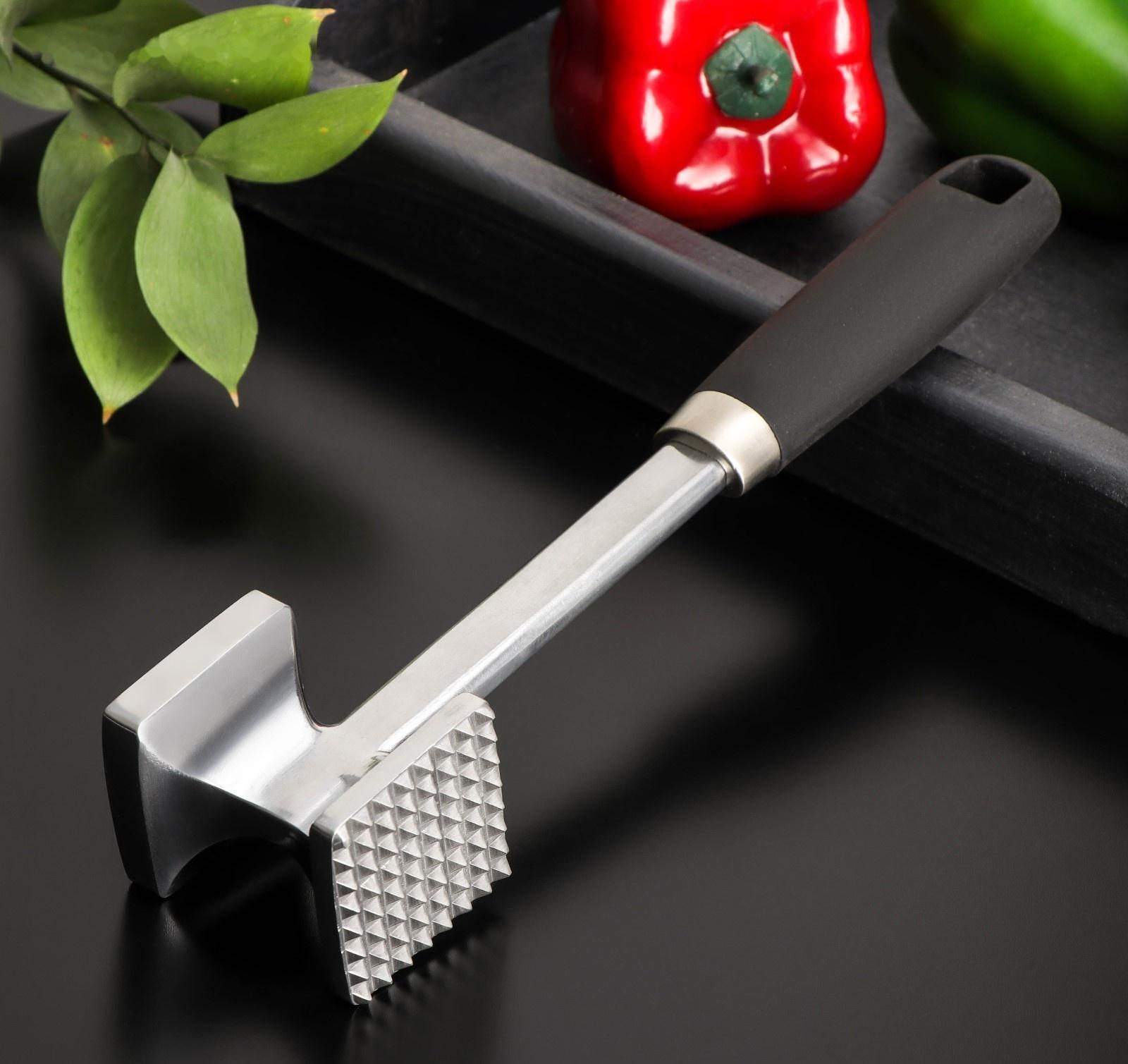 Молоток для мяса Доляна «Марейп», 26 см, нержавеющая сталь