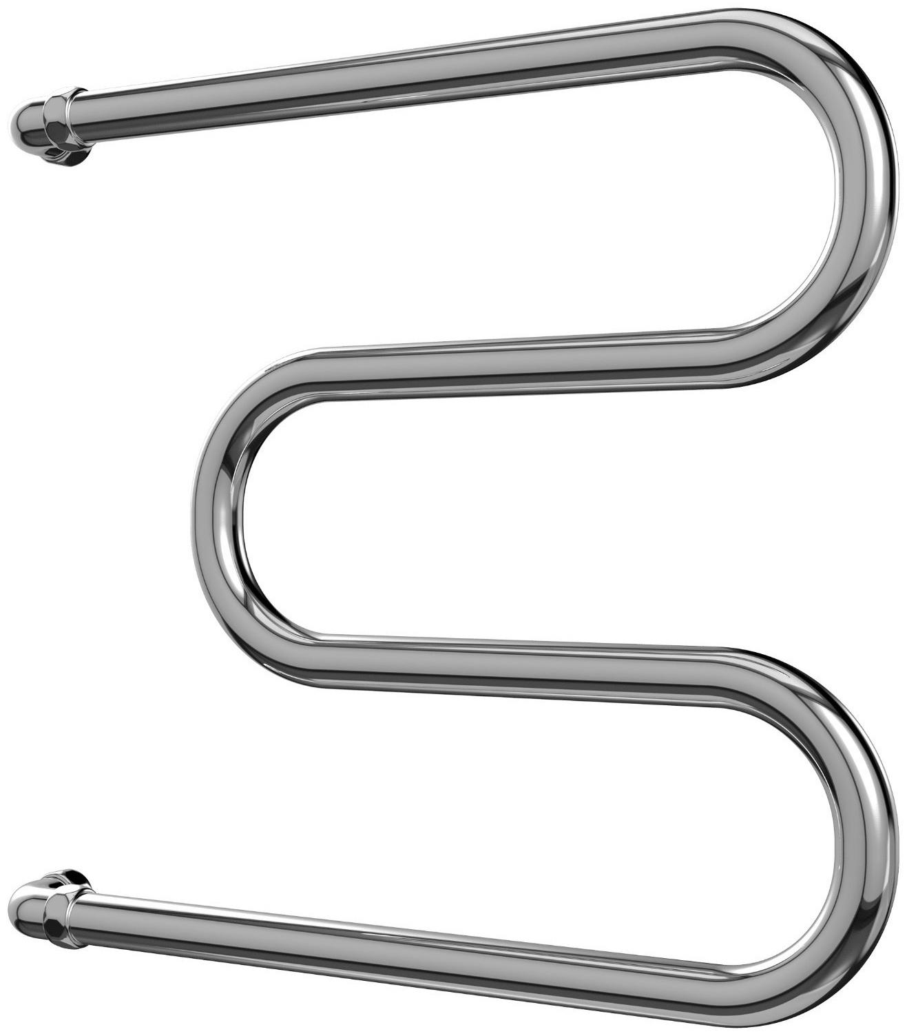 Полотенцесушитель водяной TERMINUS AISI 25, эконом, М-образный, 500х500 мм, хром