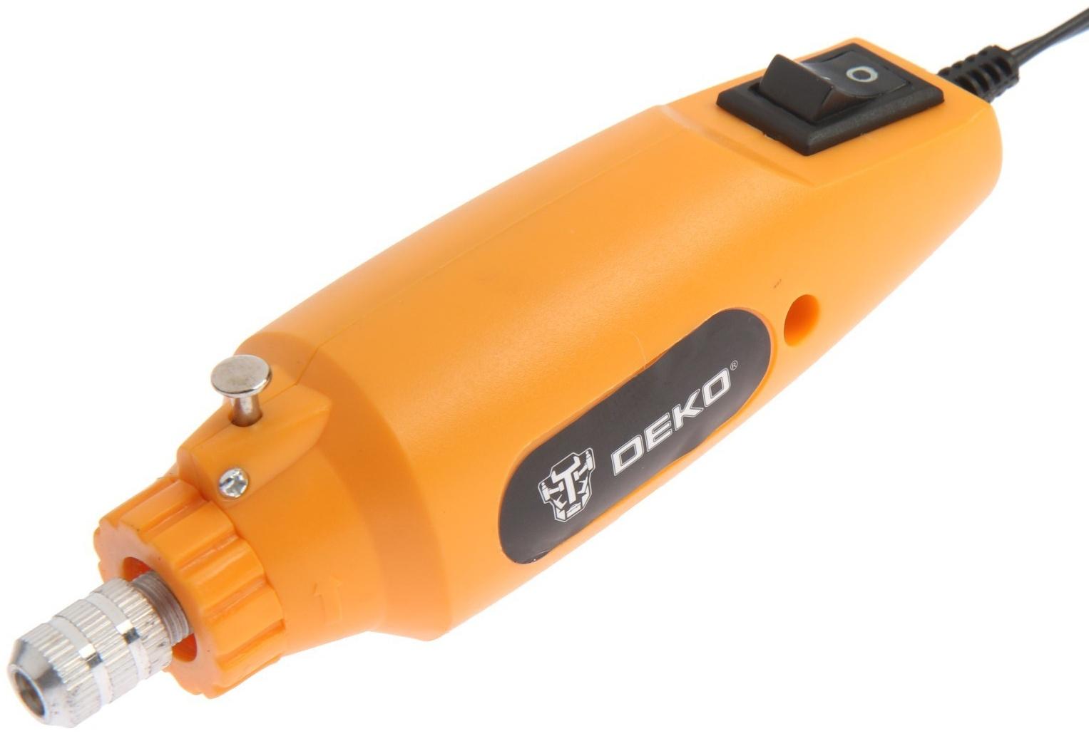 Гравер сетевой DEKO DKRT150, 150 Вт, 16000 об/мин, цанга 2.4 мм, 80 аксессуаров