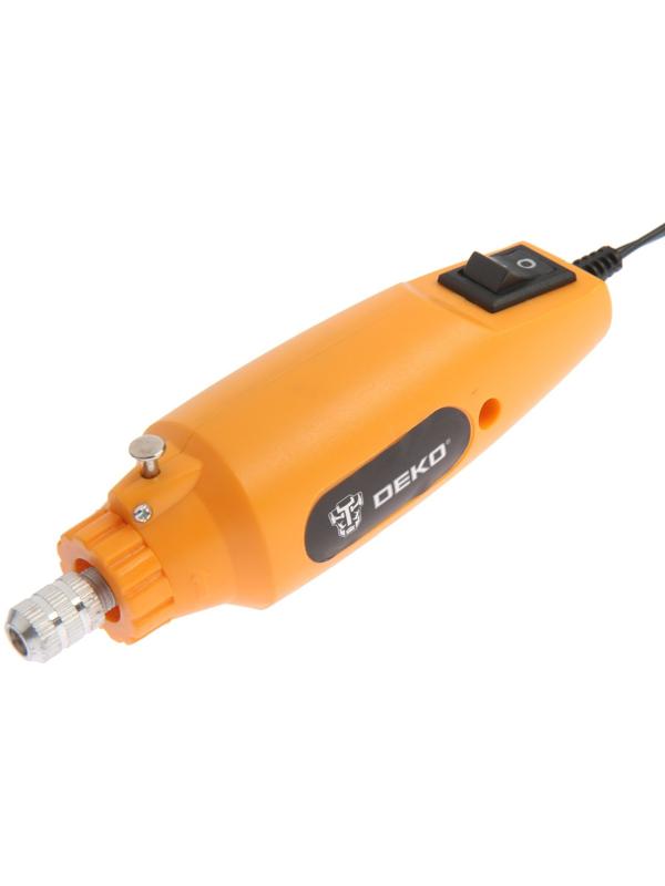 Гравер сетевой DEKO DKRT150, 150 Вт, 16000 об/мин, цанга 2.4 мм, 80 аксессуаров