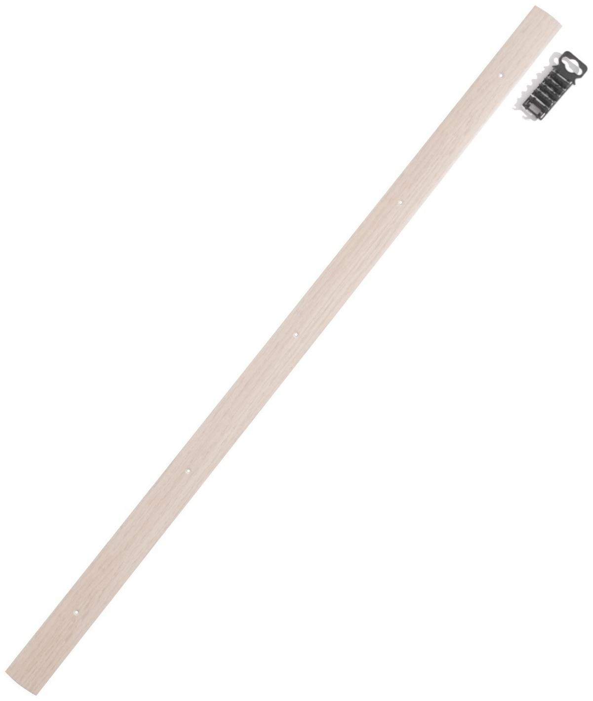 Порог с монтажным каналом 40х900 мм, Ясень серый