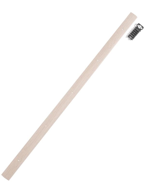 Порог с монтажным каналом 40х900 мм, Ясень серый