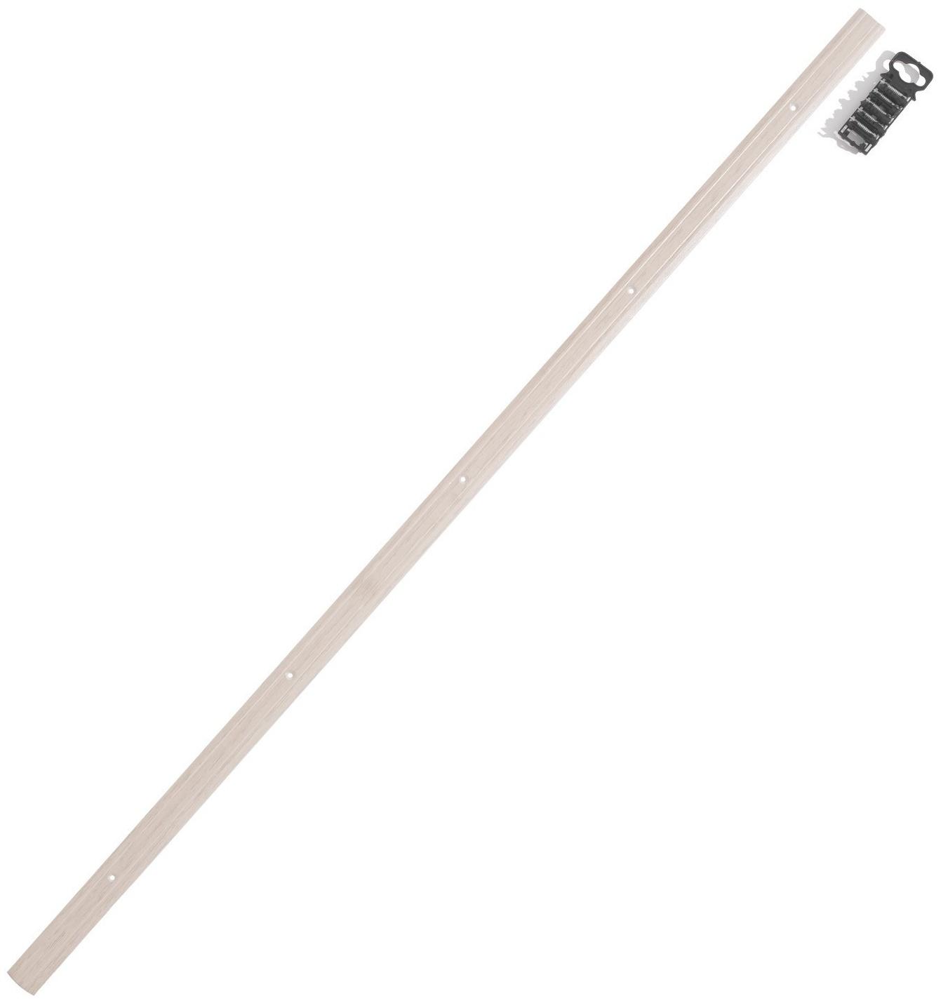 Порог с монтажным каналом 25х900 мм, Ясень серый