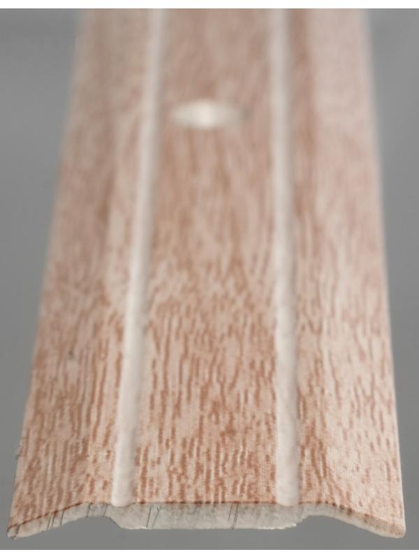 Порог с монтажным каналом 25х900 мм, Дуб розовый