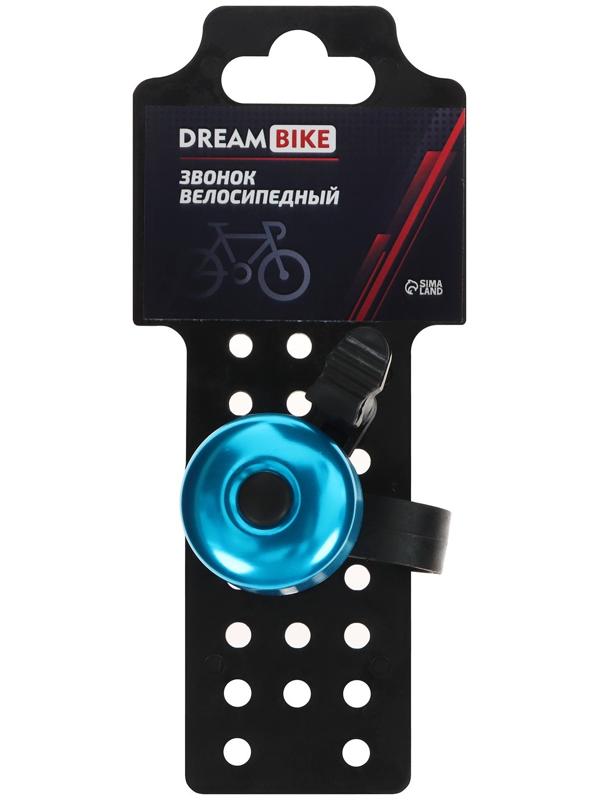 Звонок велосипедный Dream Bike, цвет синий