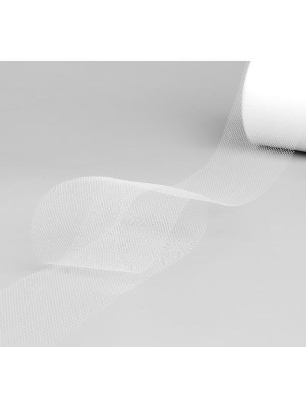 Фатин, 5 см, 11 ± 1 г/кв.м, 23 ± 1 м, цвет белый №1