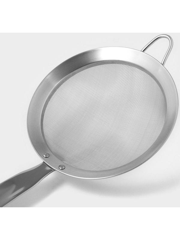 Сито с ручкой Доляна Zero, d=15 см, нержавеющая сталь