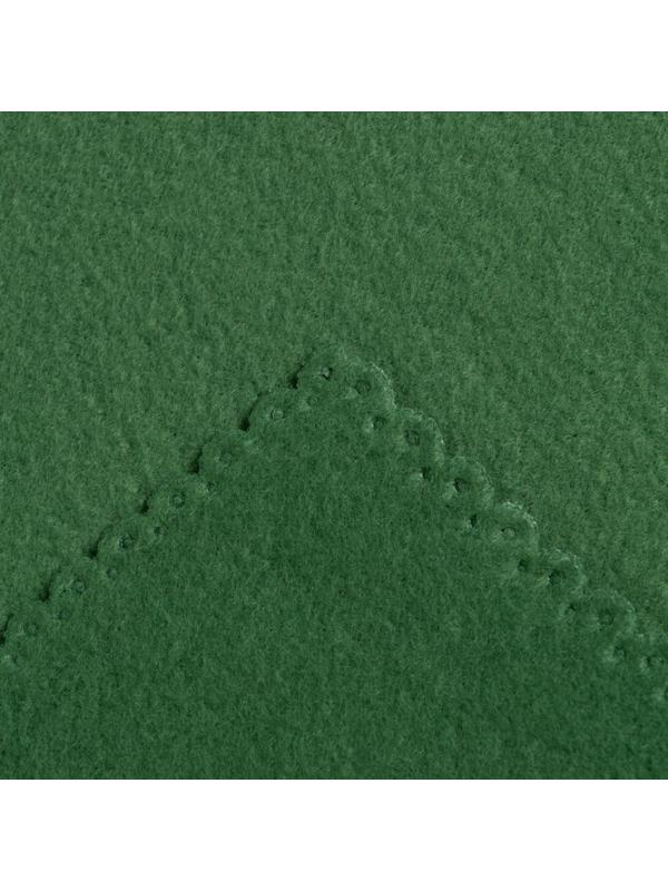 Плед Экономь и Я 150х130см, цвет зелёный, 160 г/м2, 100% п/э