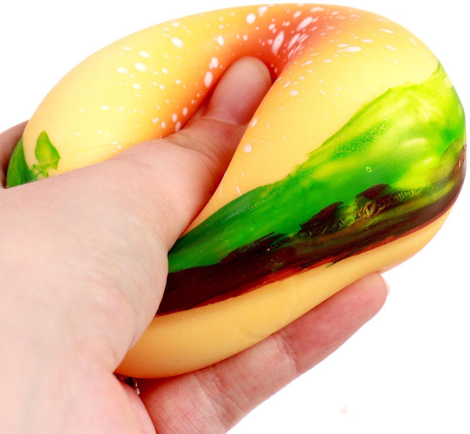 Мялка «Гамбургер», цвета МИКС