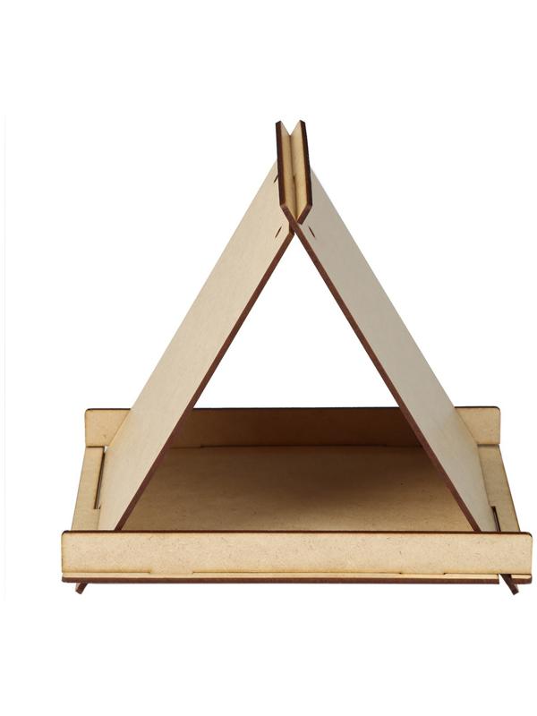 Кормушка-конструктор из ХДФ для птиц «Терция» своими руками, 16 × 18 × 23 см, Greengo