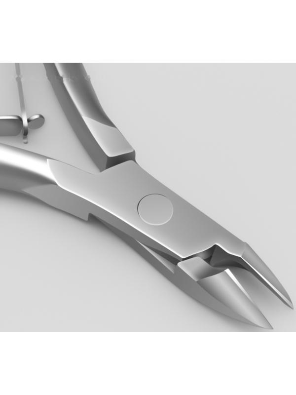 Кусачки маникюрные для кутикулы «Premium», двойная пружина, 10,6 см, длина лезвия - 6 мм, на блистере, цвет серебристый